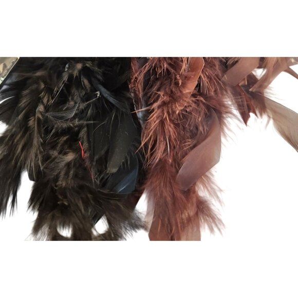 Mixed Feather Craft Lot Natural & Dyed Unopened Packs Hat & Floral Decor Use - Picture 12 of 14